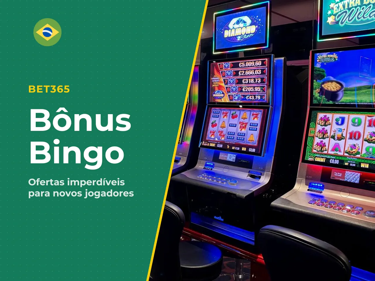 Bônus de boas-vindas e promoções recorrentes para jogadores de bingo. **Oferta atual para novos jogadores:**