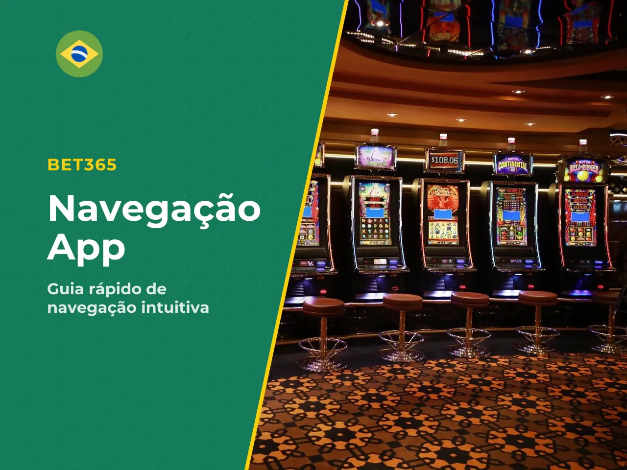 Como navegar pelos principais menus do app. Após acessar sua conta, a interface se organiza de forma intuitiva: