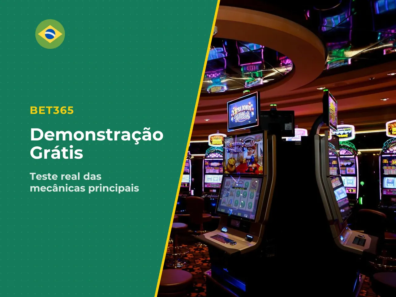 Nossa experiência: teste de 100 giros no modo demo. Para validar na prática tudo o que descrevemos acima, realizamos um teste no modo demo com os seguintes parâmetros: