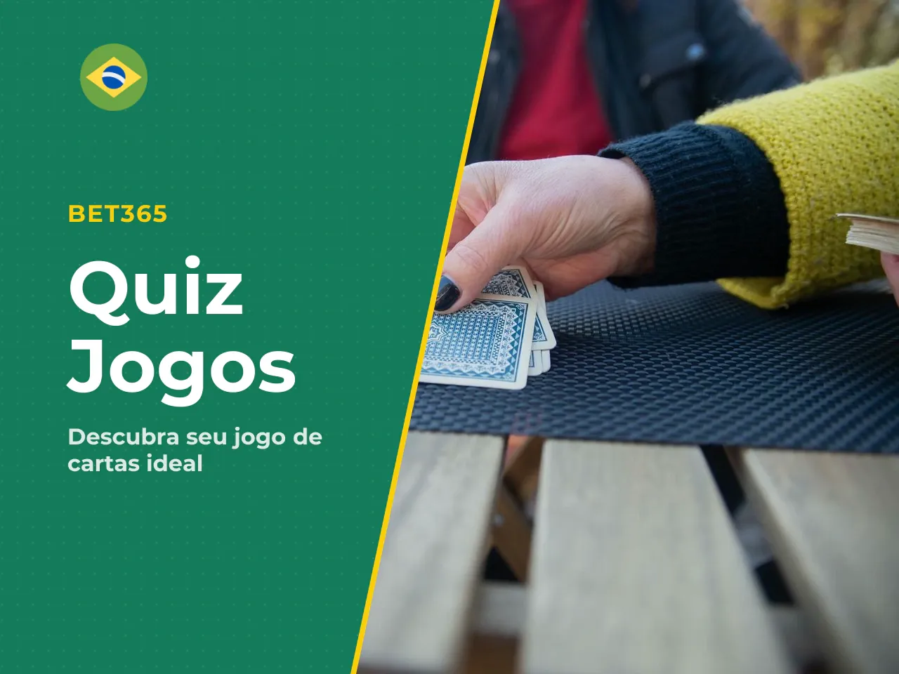 **Quiz: Qual card game combina com você?** Responda mentalmente e veja o resultado: 1. **Quanto tempo você tem por partida?** (a) Menos de 15 minutos (b) 30 minutos ou mais 2. **Você se sente confortá