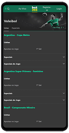 bet365 login voleibol